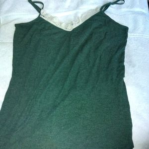 Green tank top